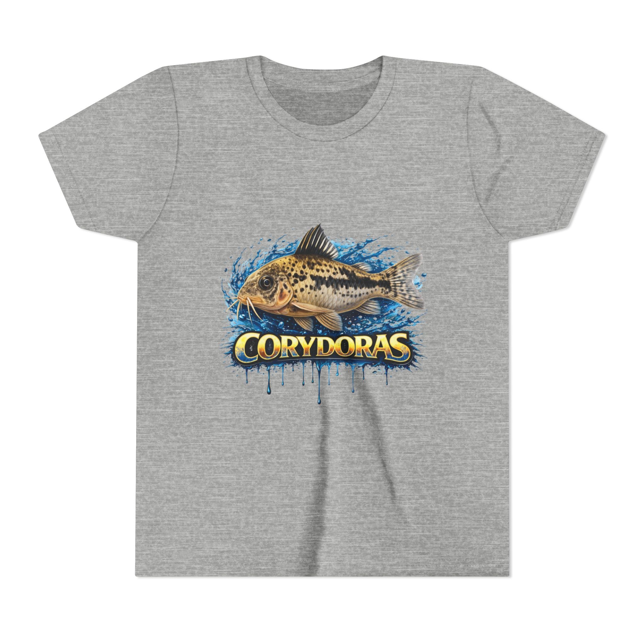 Corydoras Fish Youth Tee – Cute Aquarium Catfish Graphic Shirt