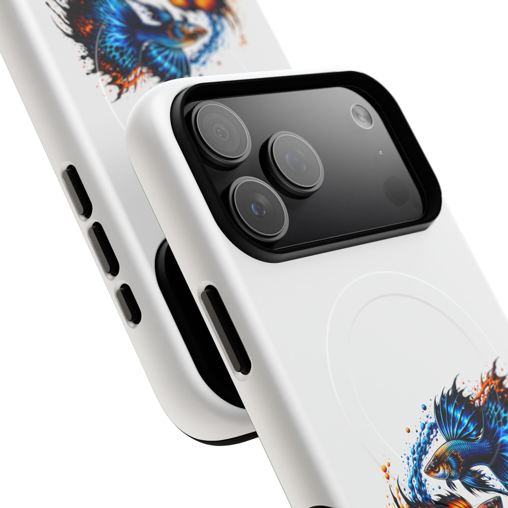 Fire & Ice Guppy – "Neon Flare" Magnetic Impact Case