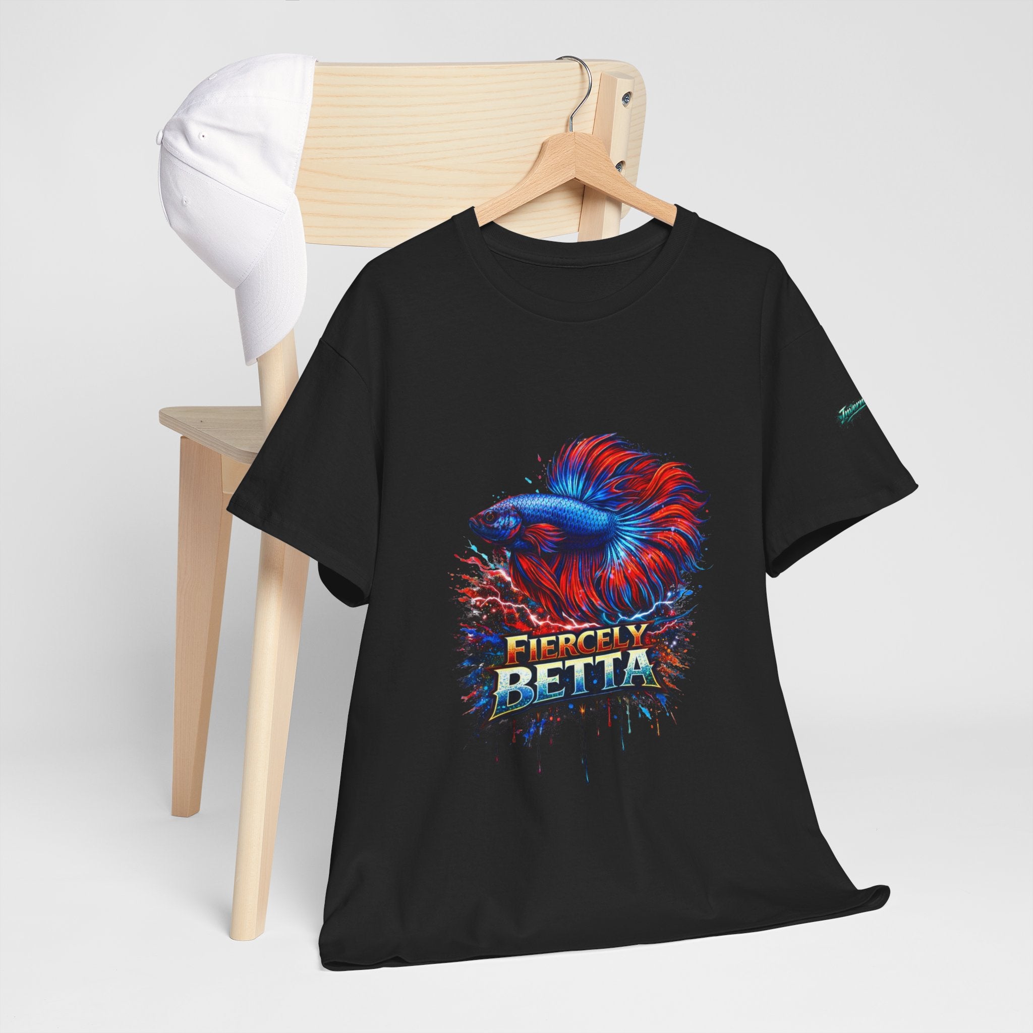 Betta Fish T-Shirt — Fiercely Betta Colorful Aquarium Fish Tee