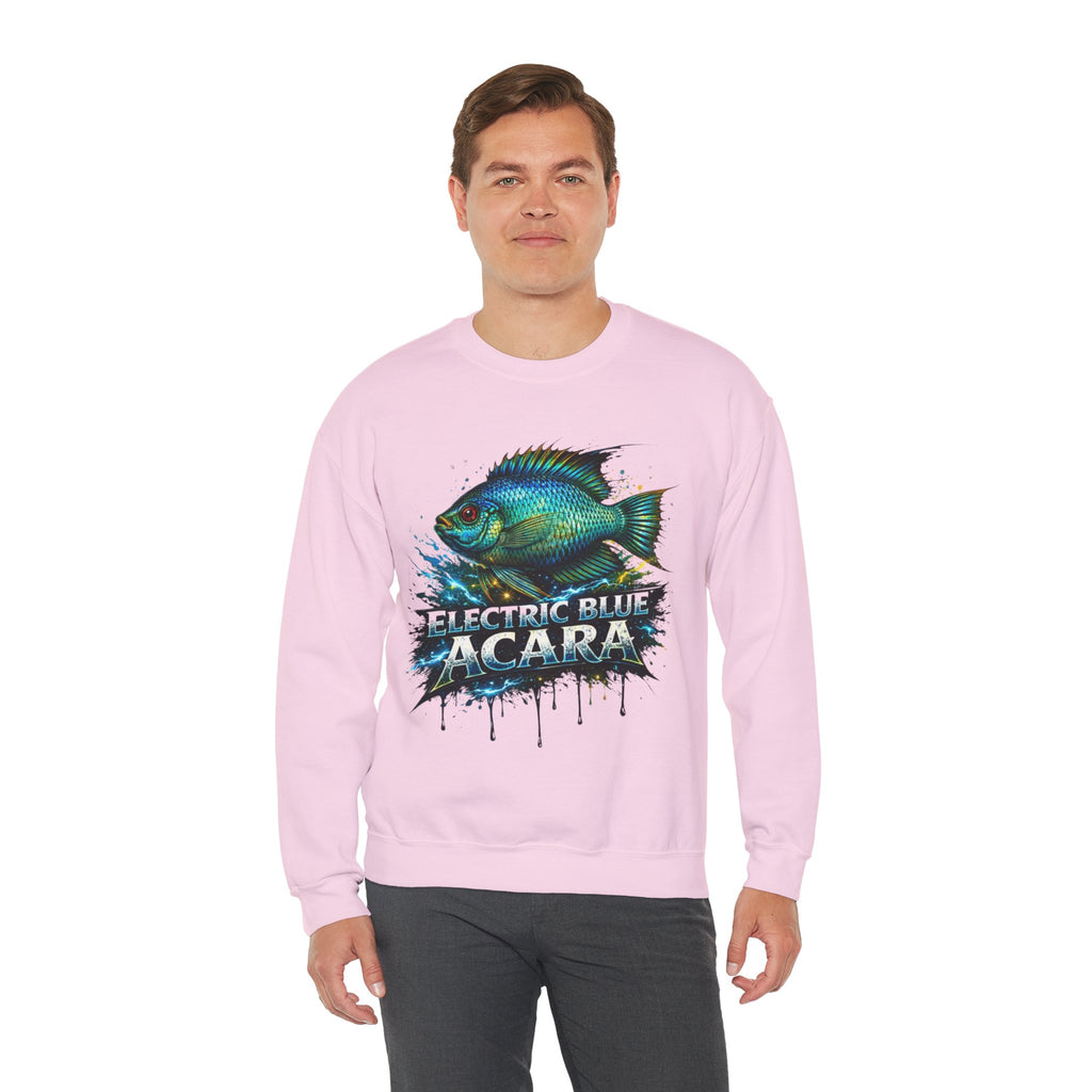 Electric Blue Acara – Heavy Blend™ Crewneck Sweatshirt