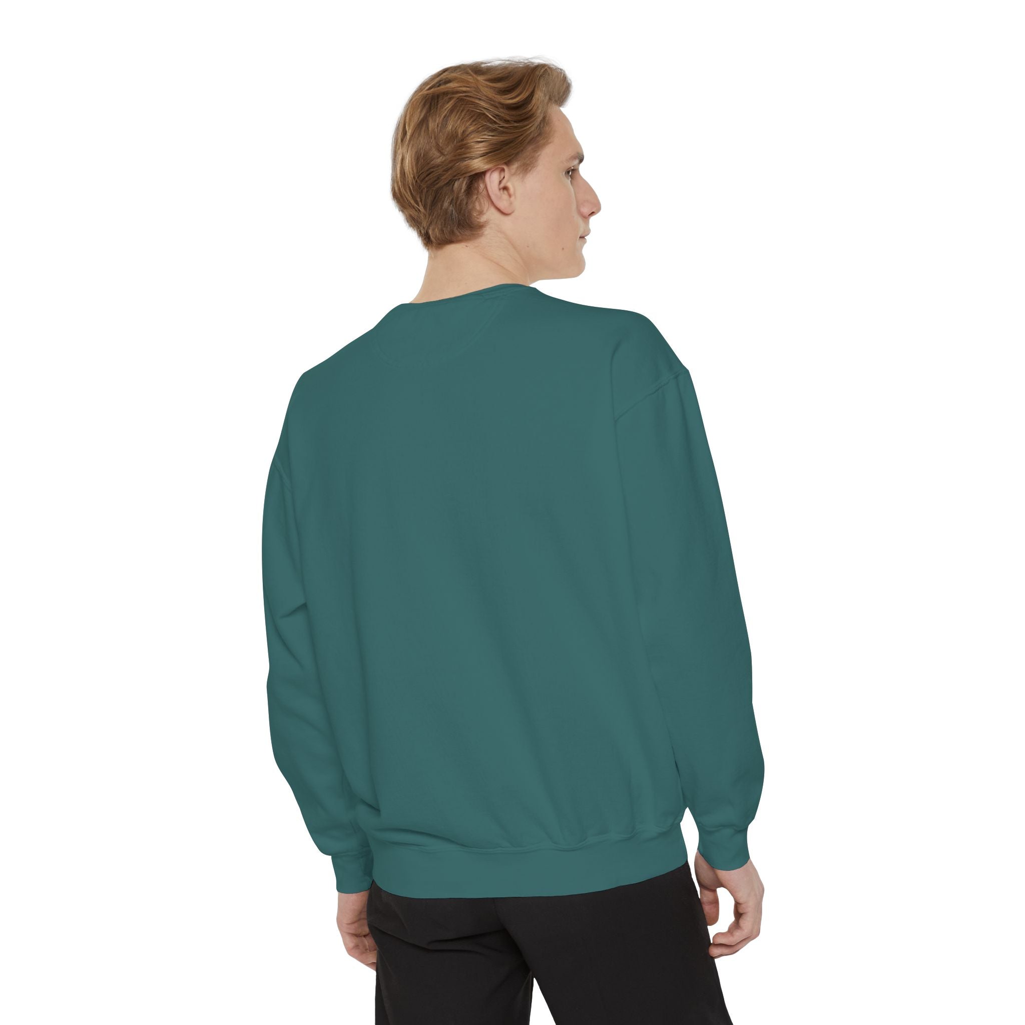 Electric Blue Acara – Garment-Dyed Premium Sweatshirt