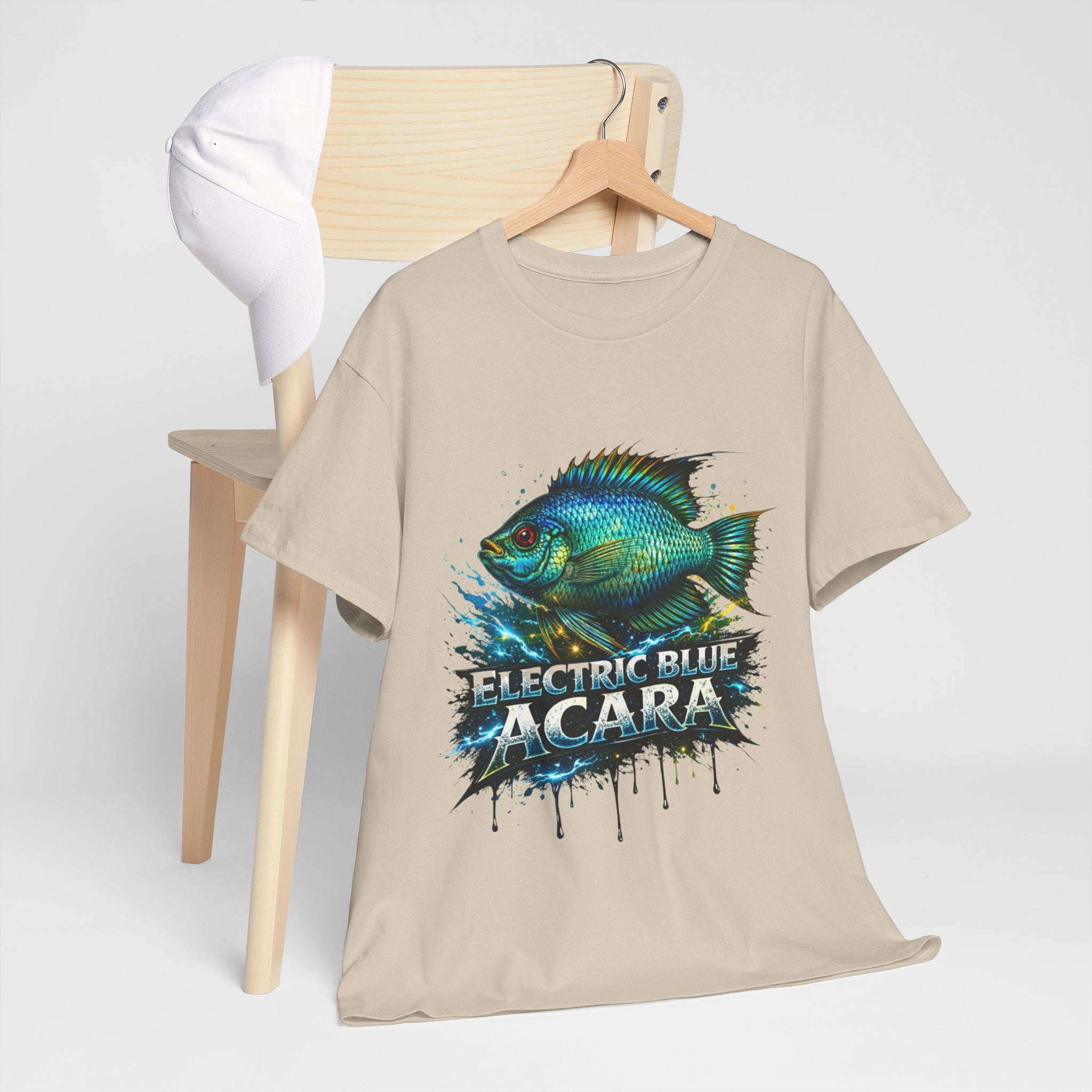 Electric Blue Acara – Premium Graphic Tee