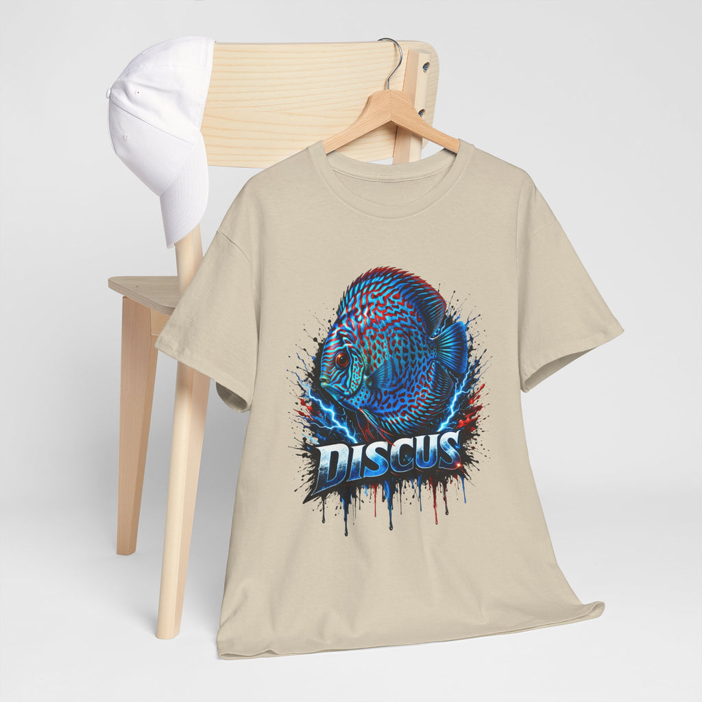 Discus Fish Graphic Tee - Vibrant Aquarium Fish Shirt