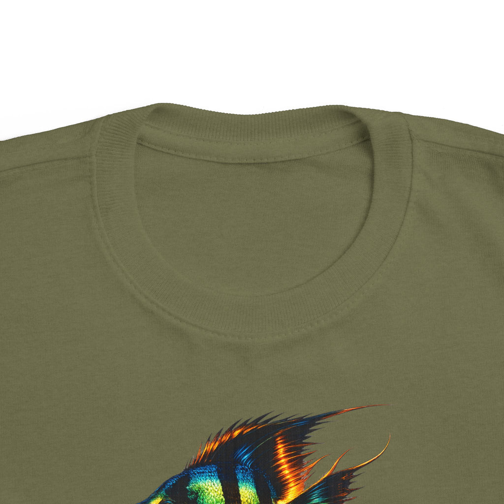 Toddler Fish Tee — Colorful Angelfish Graphic Kids Shirt