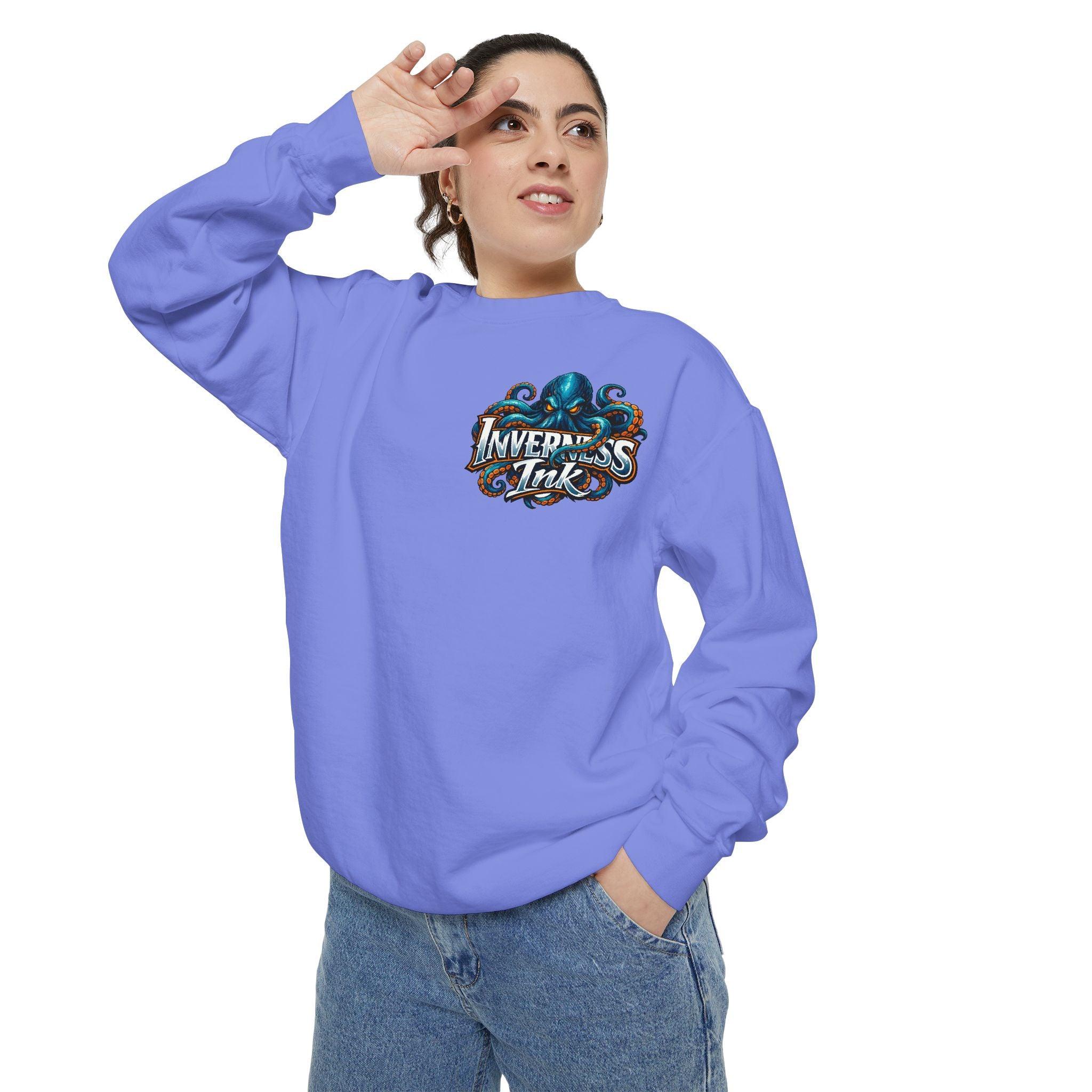 Betta Bliss Sweatshirt — Colorful Betta Fish Graphic Crewneck
