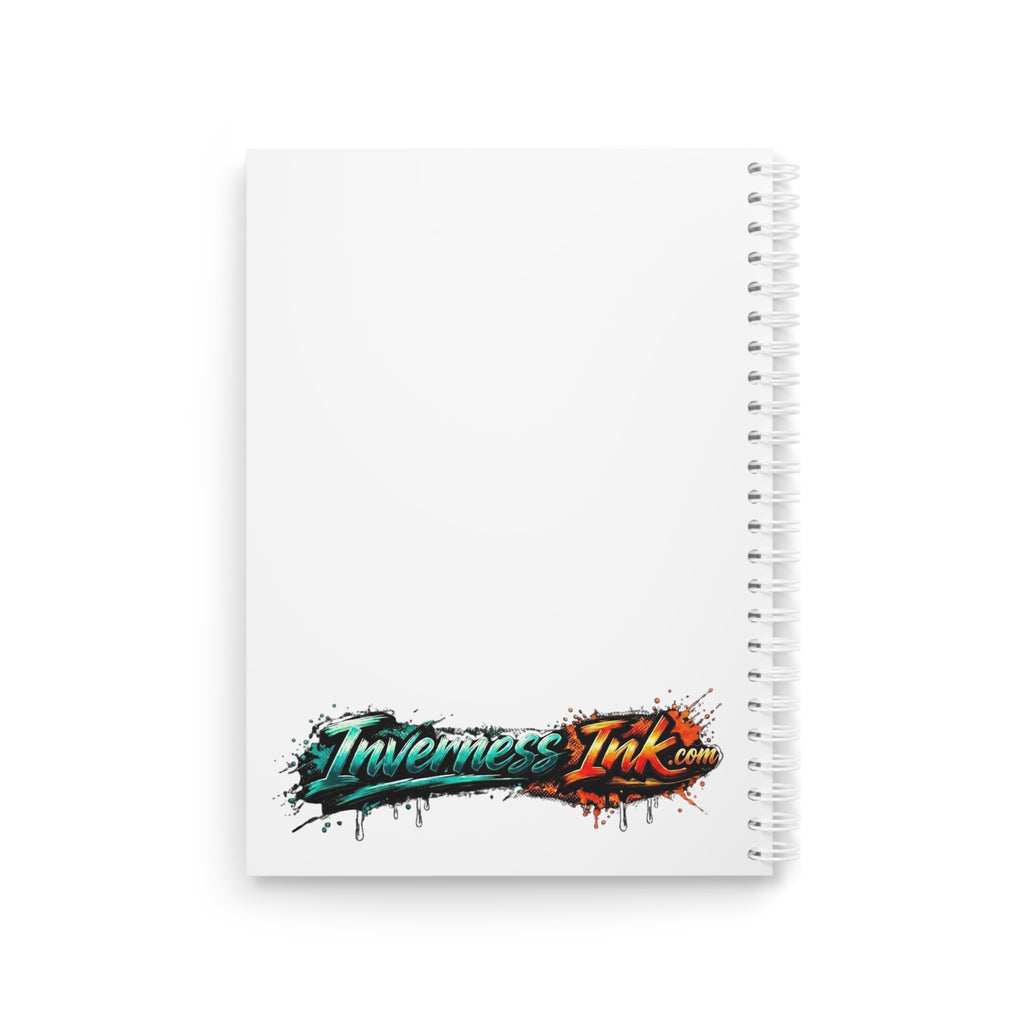 Fire & Ice Guppy – "Neon Flare" Spiral Notebook