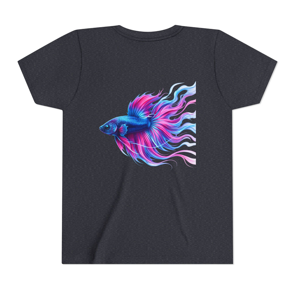 Youth Tee - Colorful Betta Fish Graphic Shirt