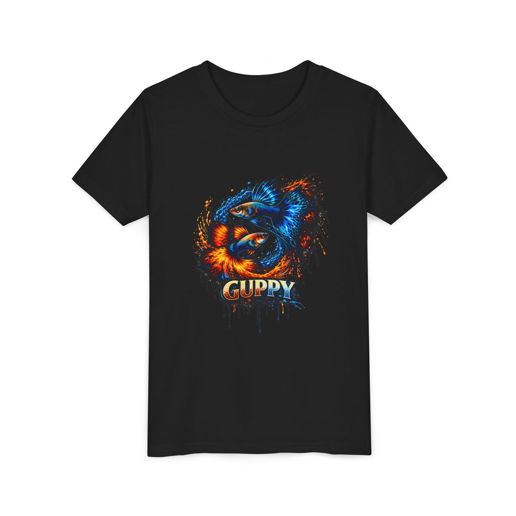 Fire & Ice Guppy – Youth "Neon Flare" Premium Tee
