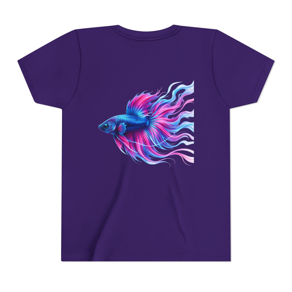 Youth Tee - Colorful Betta Fish Graphic Shirt