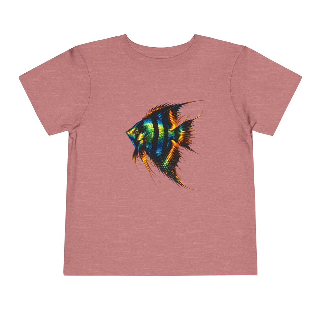 Toddler Tee - Colorful Aquarium Angelfish Graphic Shirt