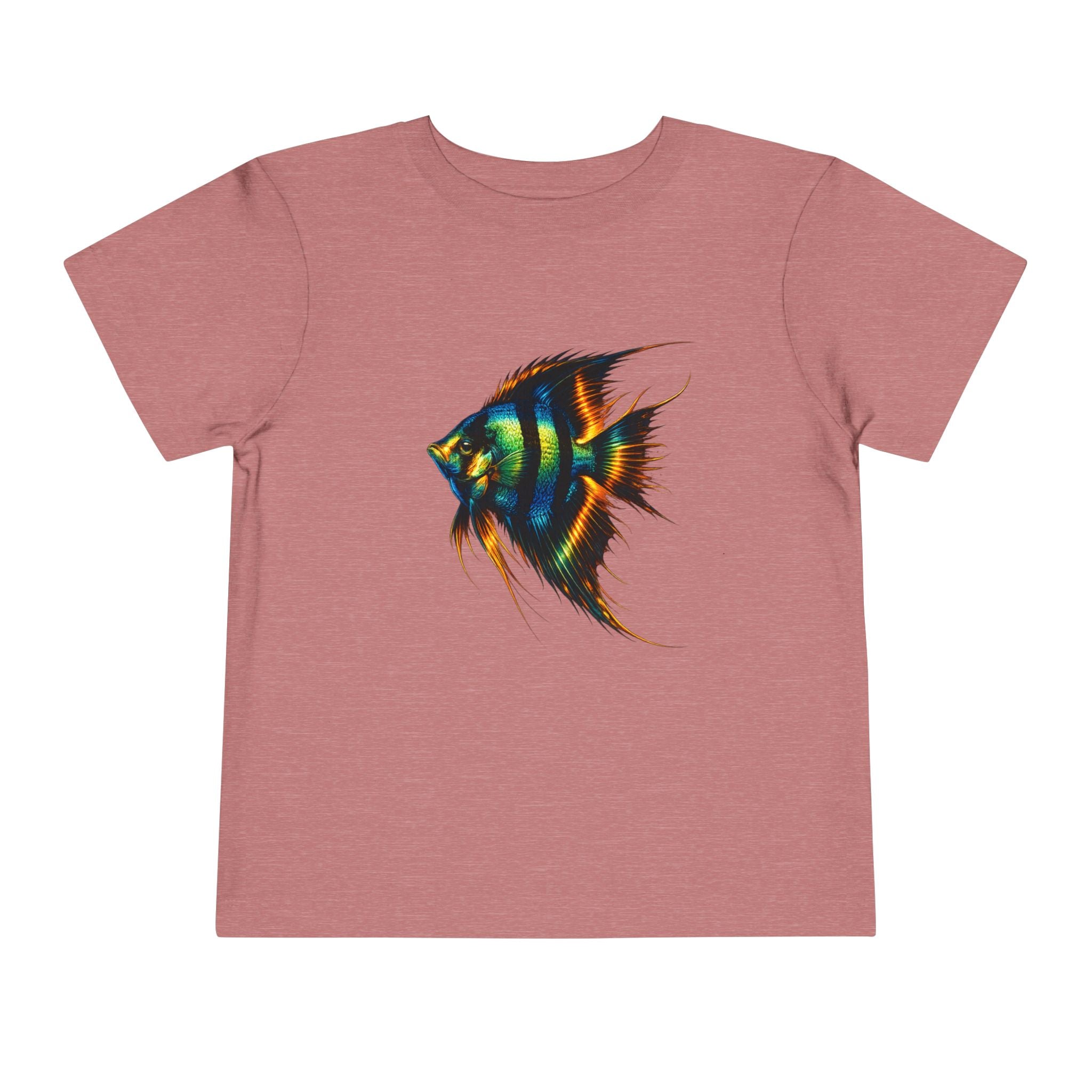 Toddler Tee - Colorful Aquarium Angelfish Graphic Shirt