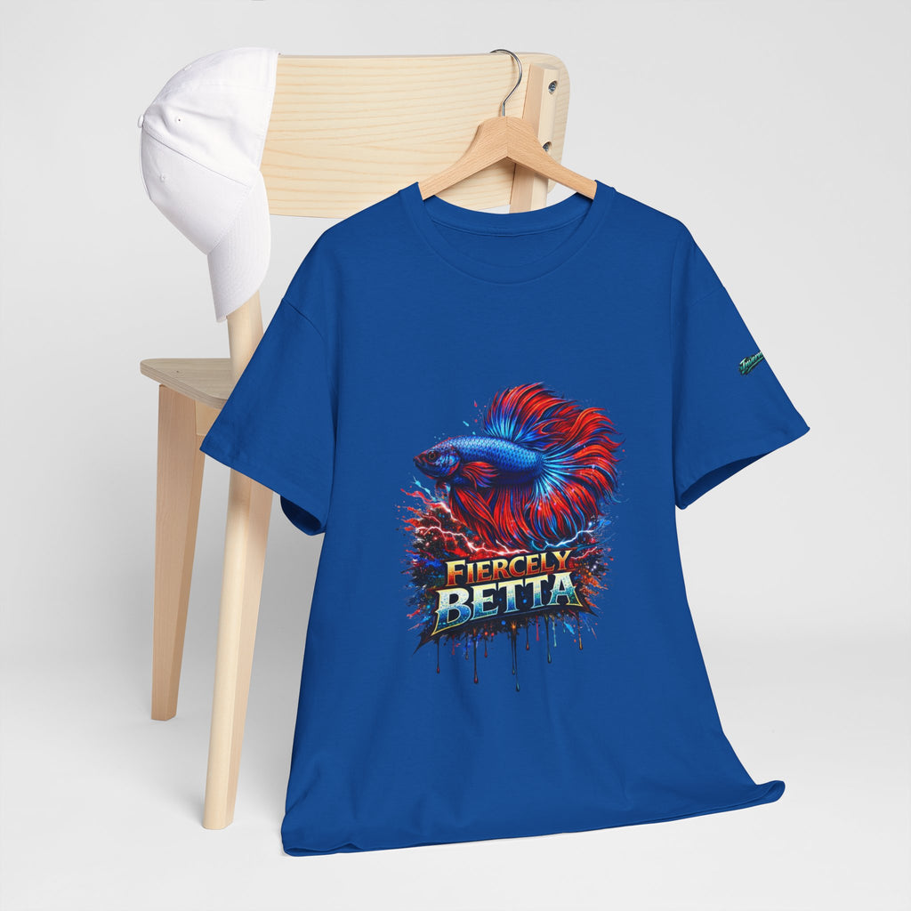 Betta Fish T-Shirt — Fiercely Betta Colorful Aquarium Fish Tee