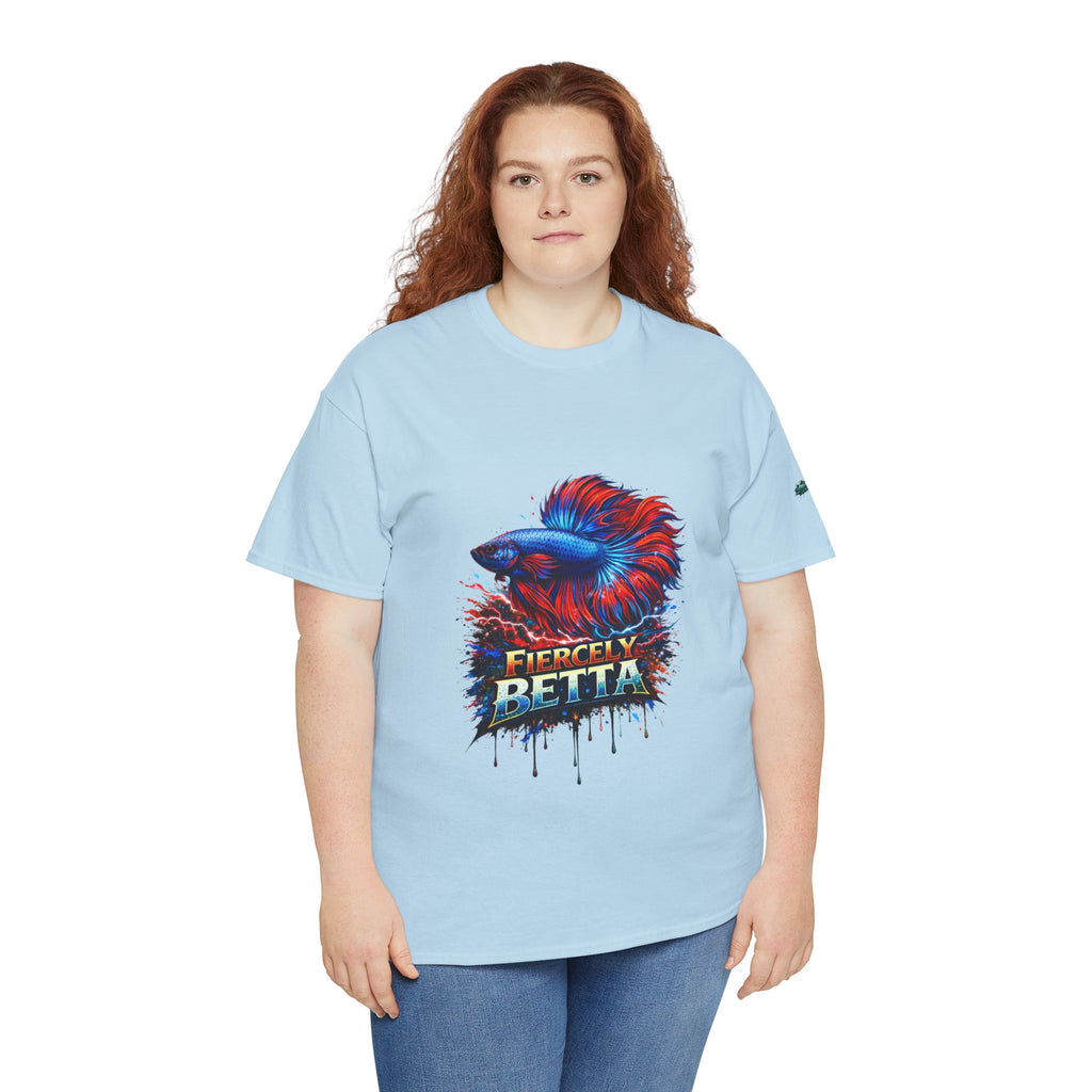 Betta Fish T-Shirt — Fiercely Betta Colorful Aquarium Fish Tee