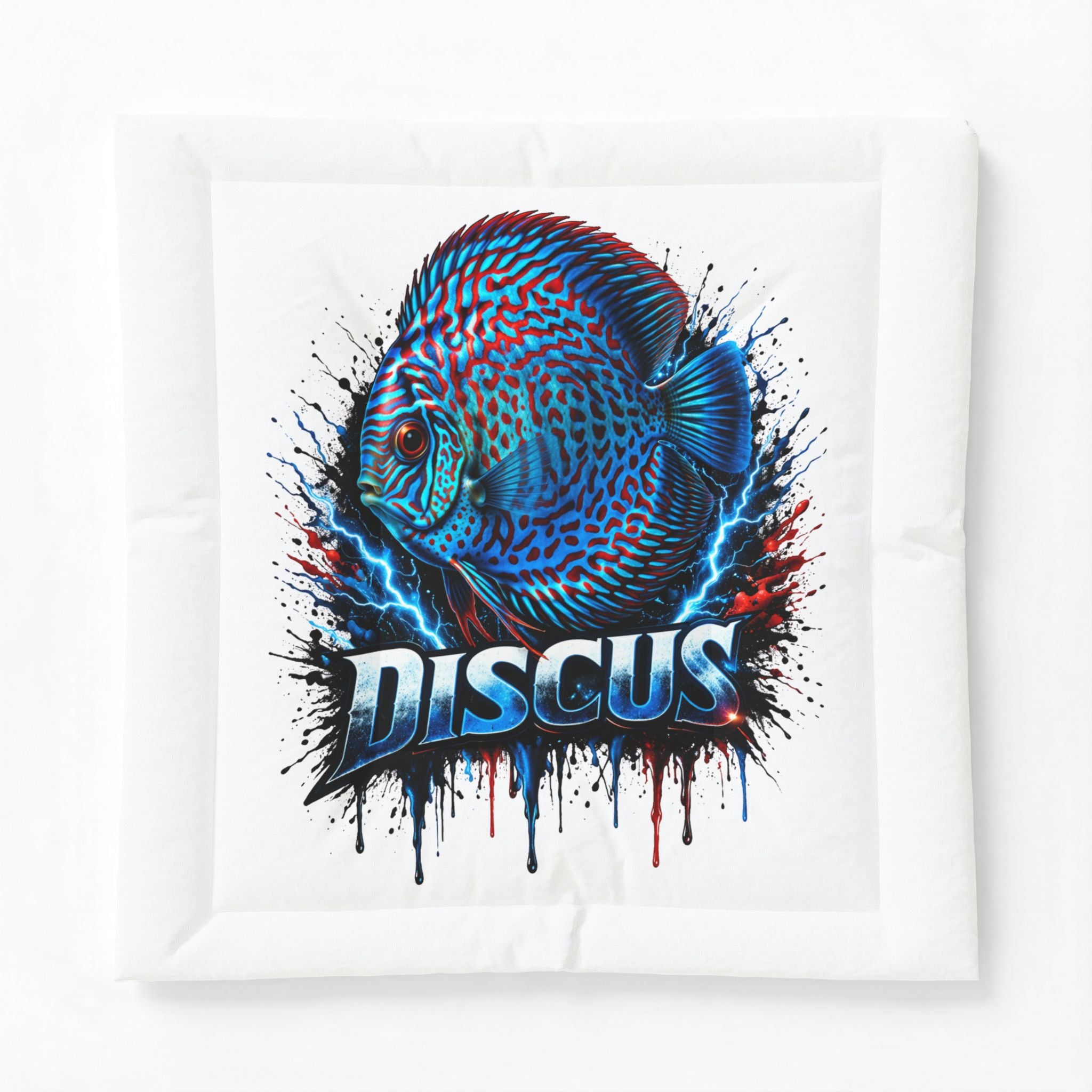 Discus Fish Cotton Comforter – Vibrant Aquarium Bedding for Fish Enthusiasts