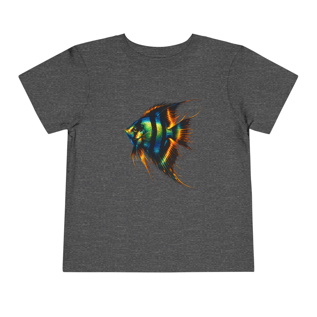 Toddler Tee - Colorful Aquarium Angelfish Graphic Shirt