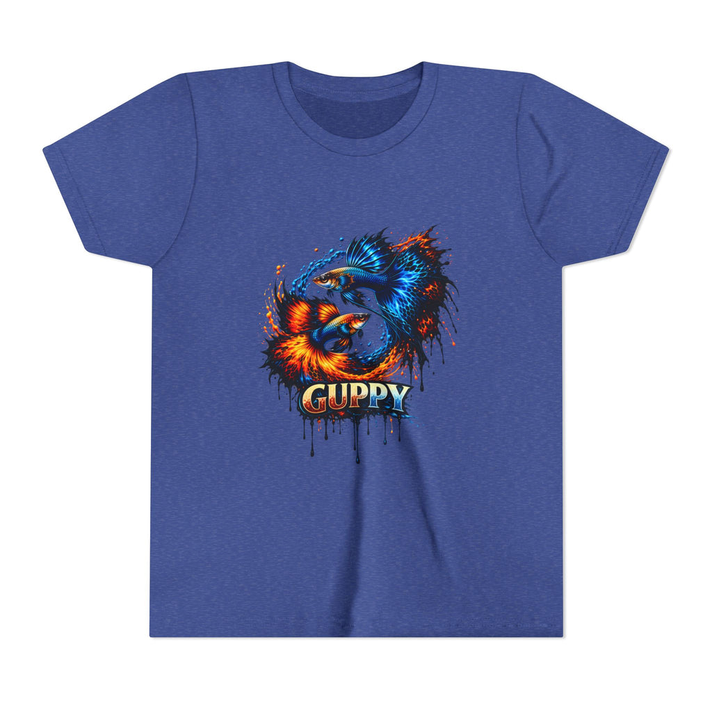 Fire & Ice Guppy – Youth "Neon Flare" Premium Tee