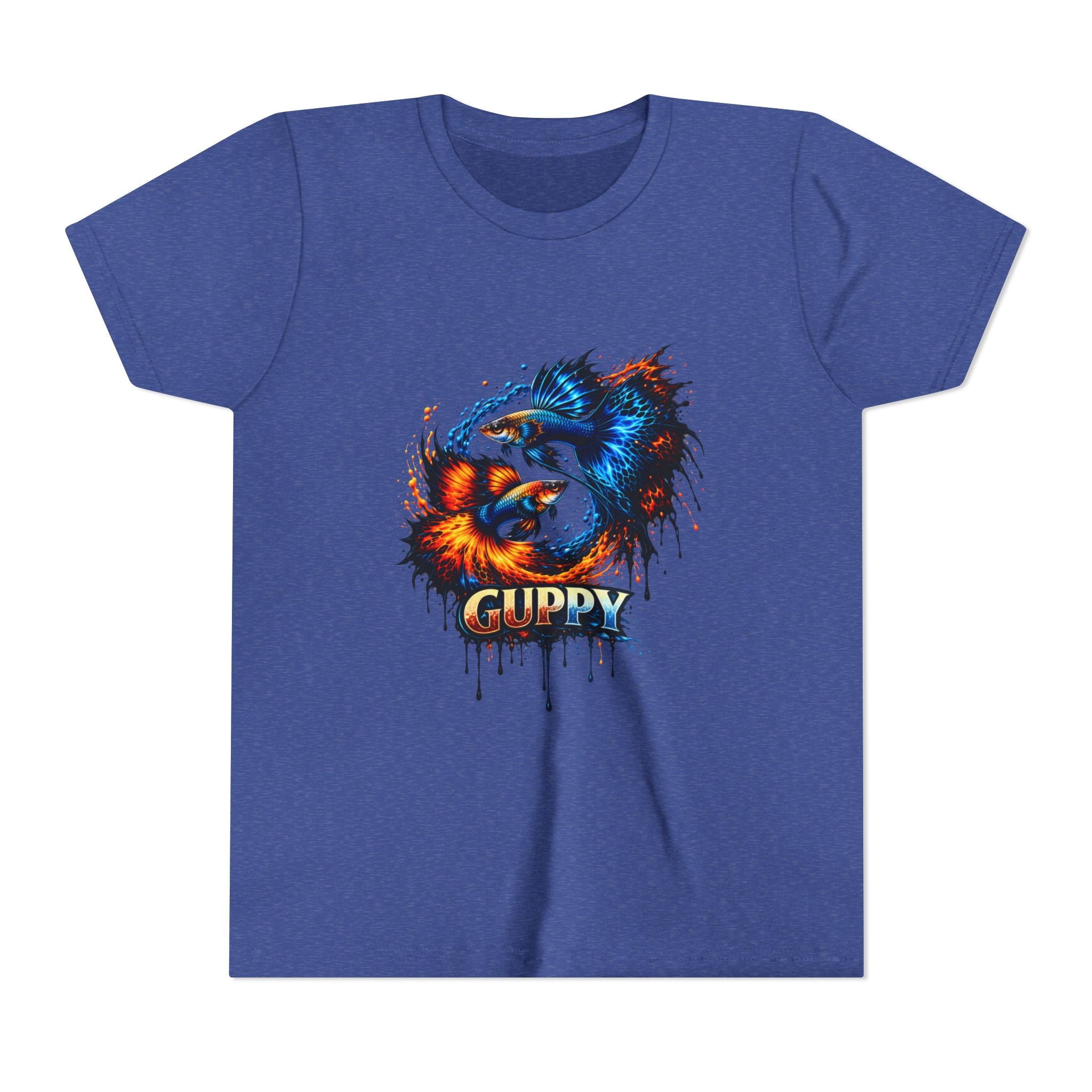 Fire & Ice Guppy – Youth "Neon Flare" Premium Tee