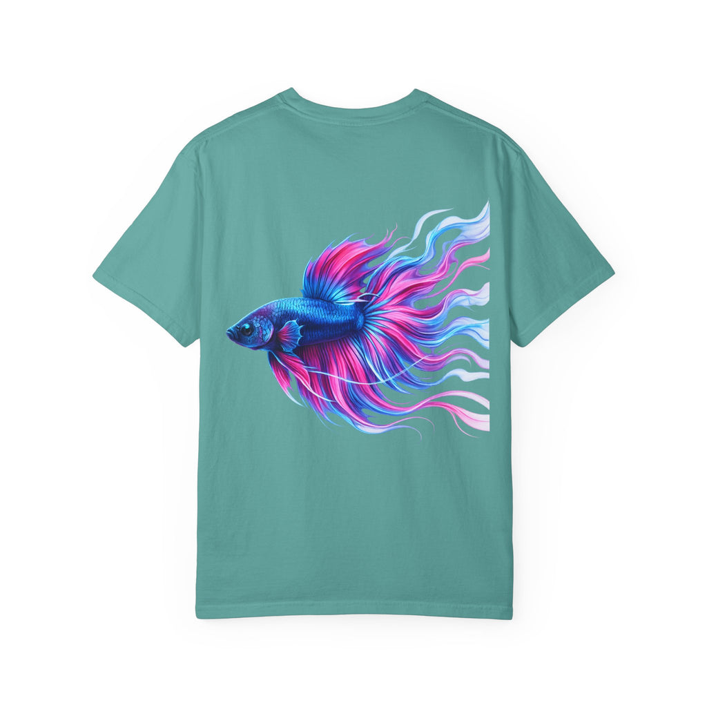 Electric Paint Betta T-Shirt — Neon Betta Splendens Art Tee
