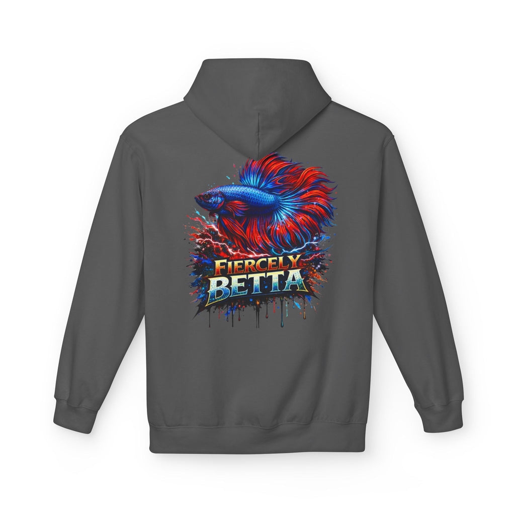 Fiercely Betta Hoodie – Colorful Betta Fish Graphic Pullover