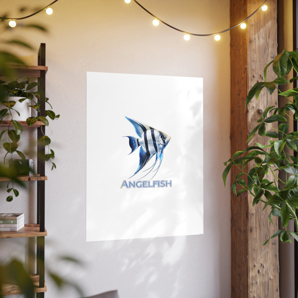 Angelfish – Premium Satin Photo Art Poster