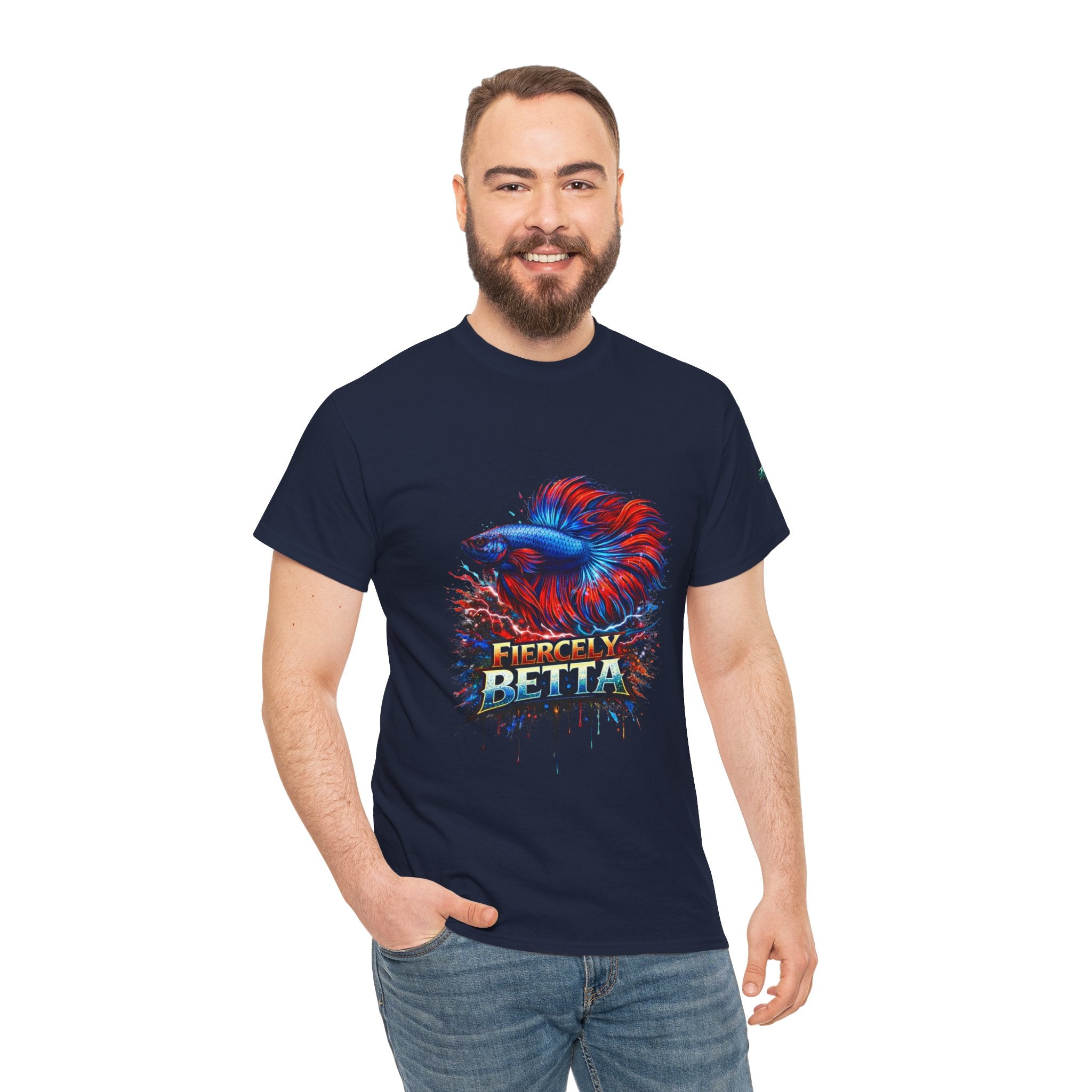 Betta Fish T-Shirt — Fiercely Betta Colorful Aquarium Fish Tee