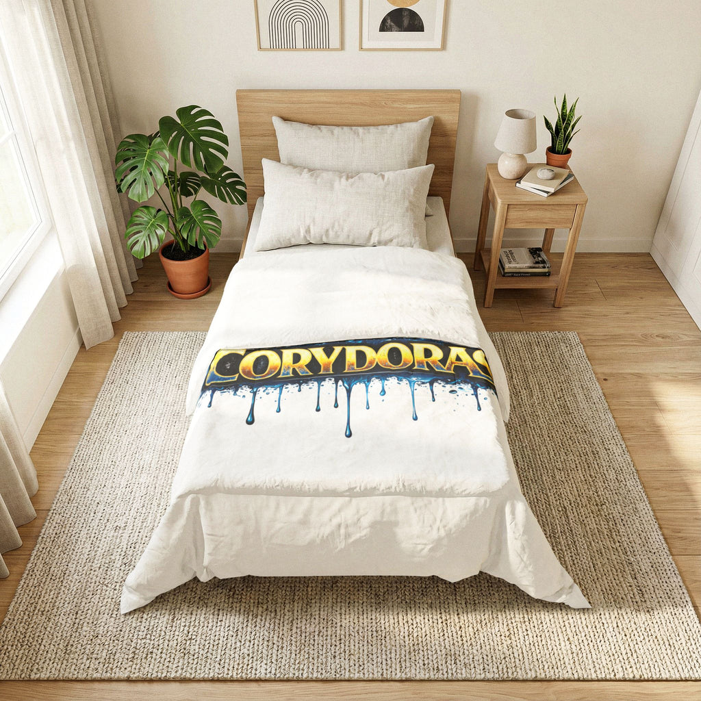 Corydoras Fish Cotton Comforter – Aquatic Aquarium Lover Bedding