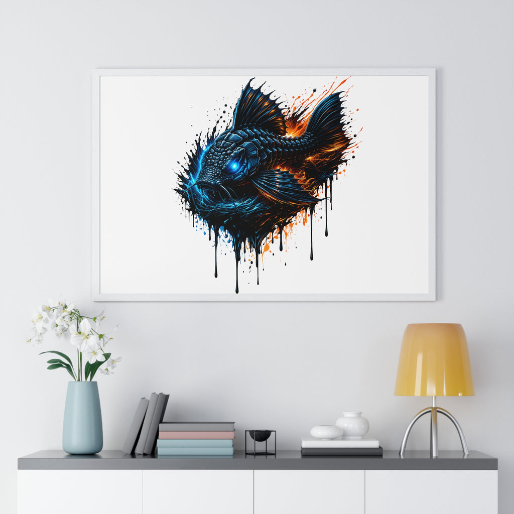 Armored Pleco L-185– Premium Wood-Framed Poster