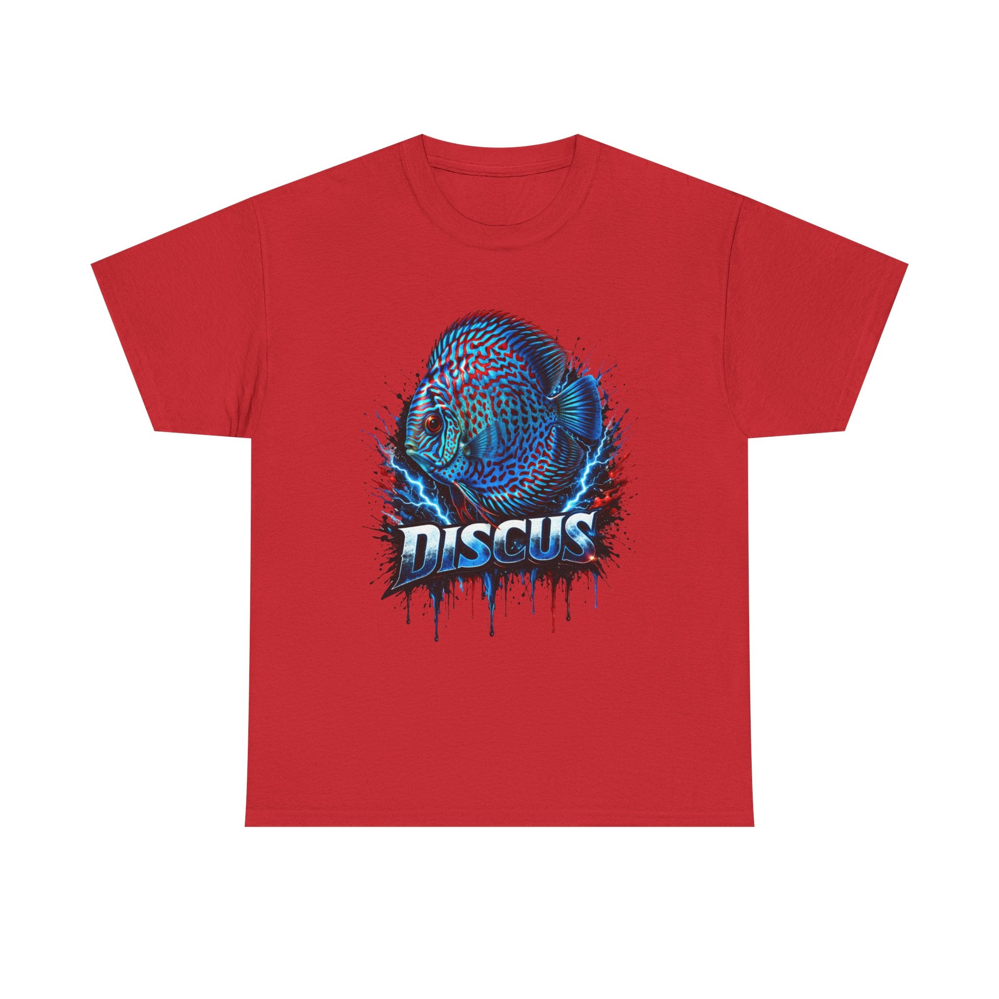 Discus Fish Graphic Tee - Vibrant Aquarium Fish Shirt