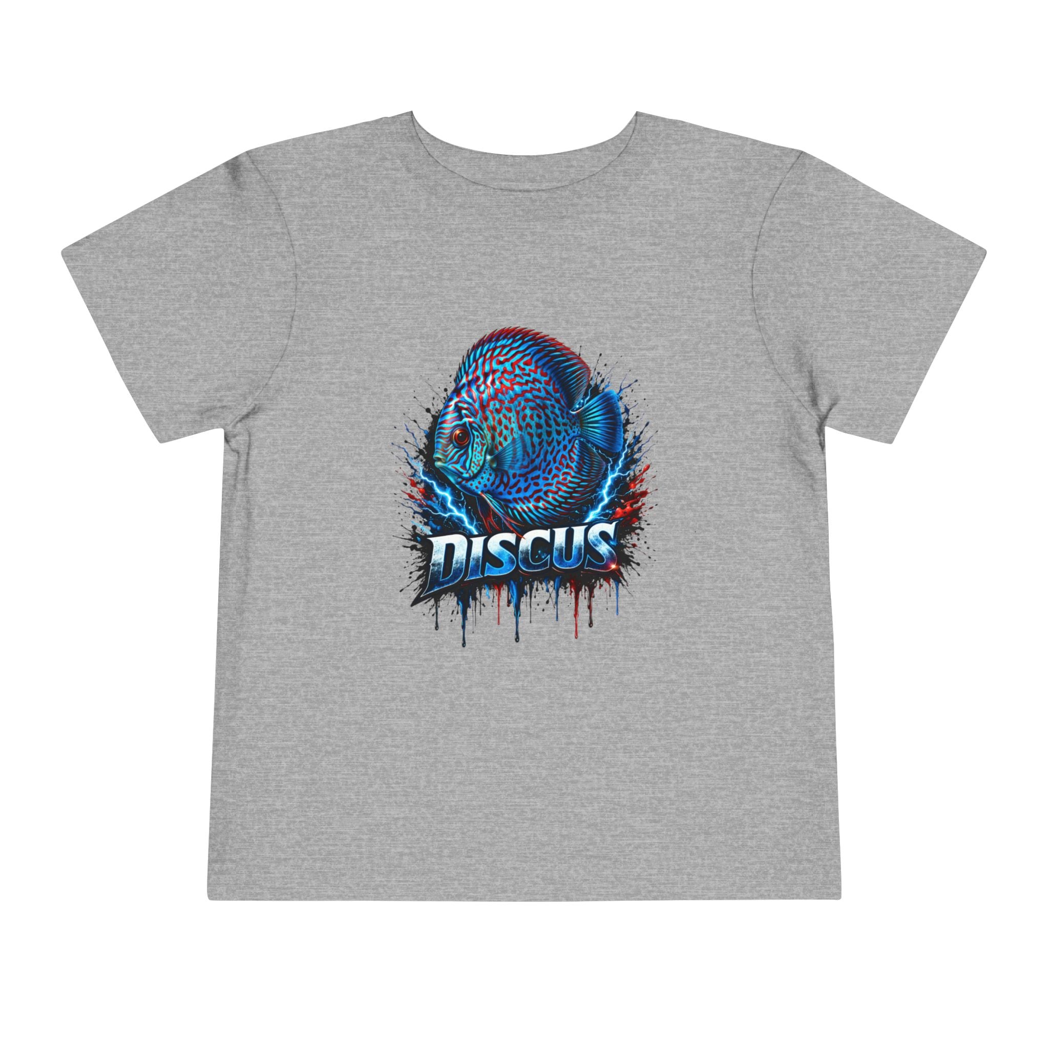 Toddler Tee - Colorful Discus Fish Graphic "Discus"
