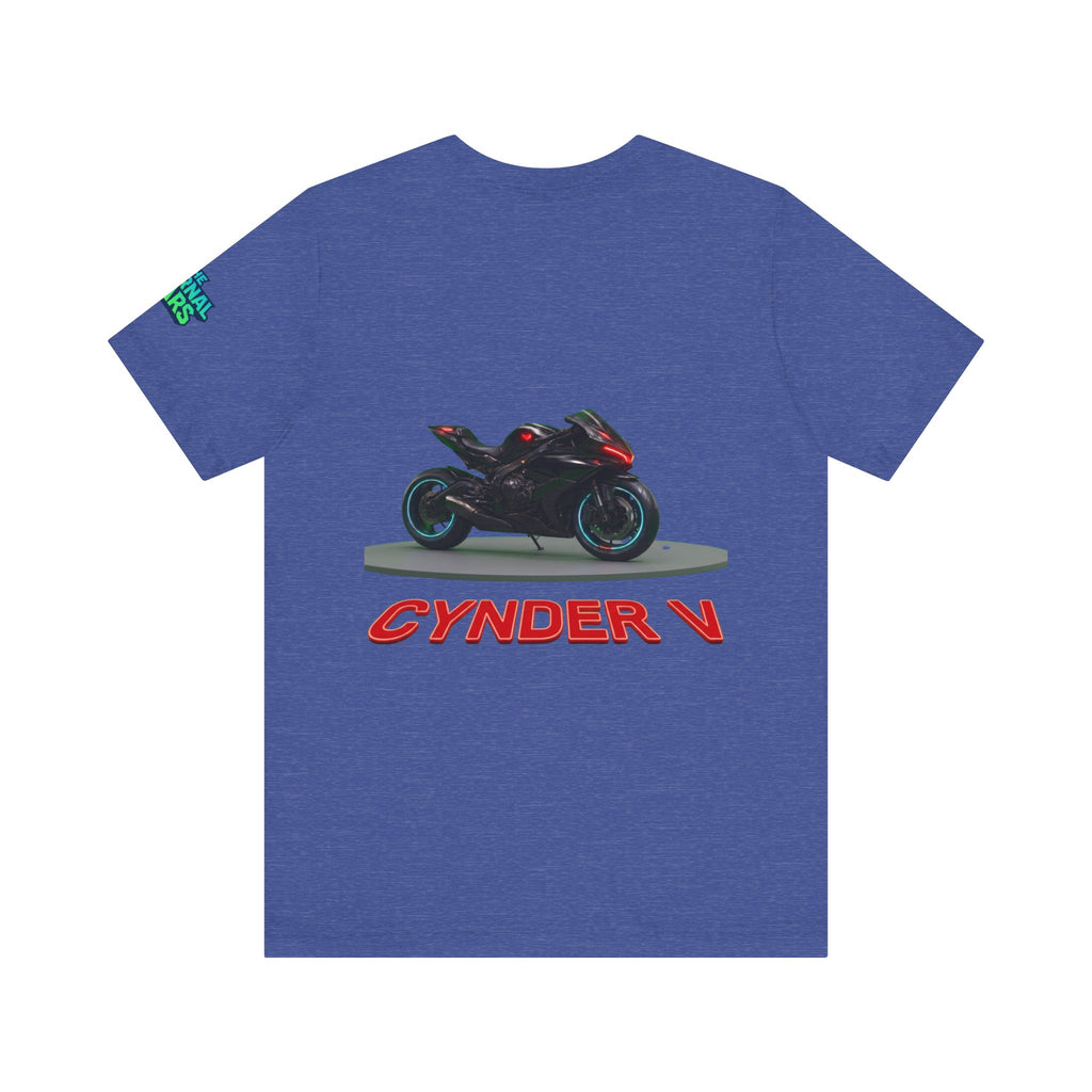 The Eternal Wars Motorcycle Tee — Cynder V Sportbike Graphic Shirt