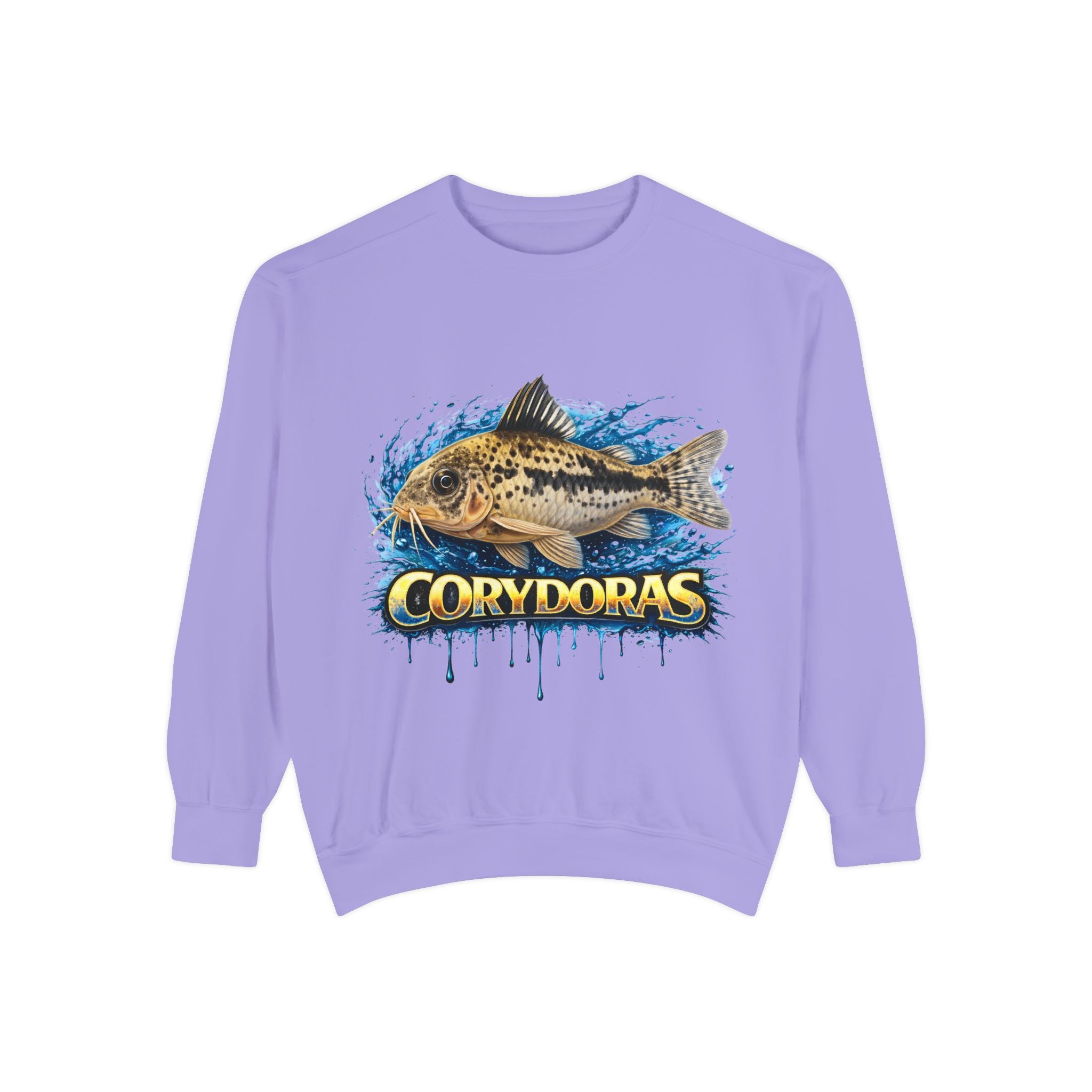 Corydoras Fish Sweatshirt — Aquatic Aquarium Catfish Graphic Crewneck