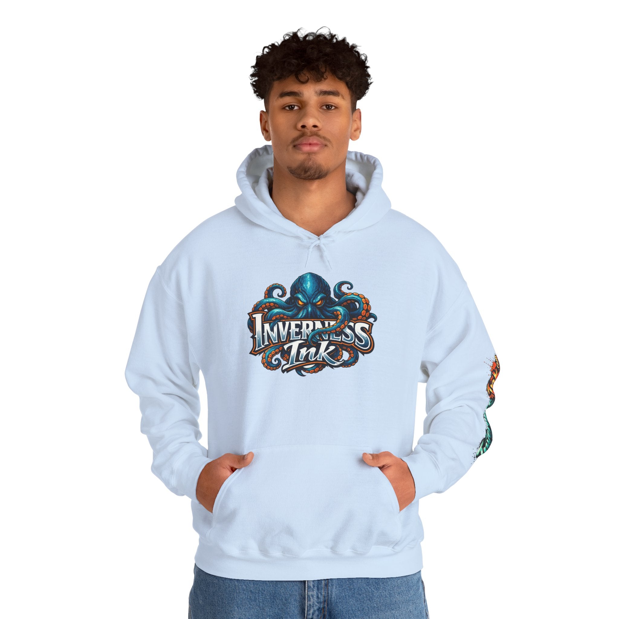Electric Paint Betta — Artisan Series Hoodie — Inverness Ink Graphic Pullover