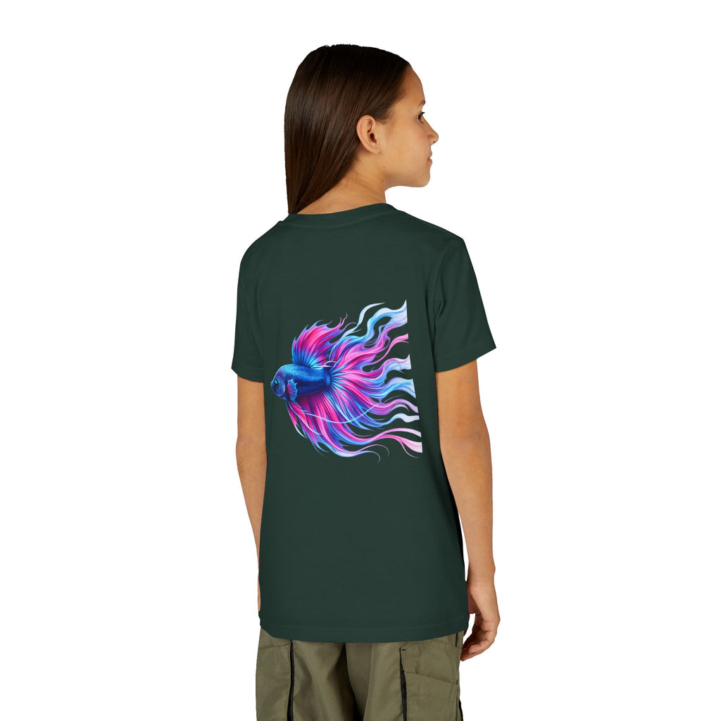 Youth Tee - Colorful Betta Fish Graphic Shirt