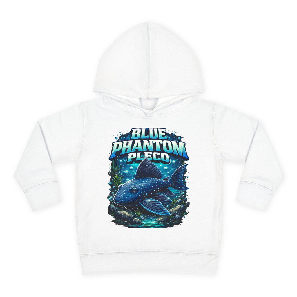 Toddler Hoodie — 'Blue Phantom Pleco' Cute Aquarium Fish Pullover