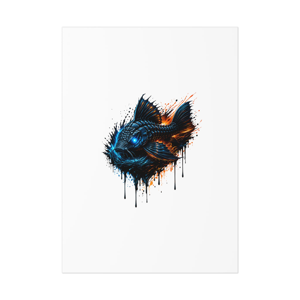 Armored Pleco – Premium Uncoated Matte Poster L-185