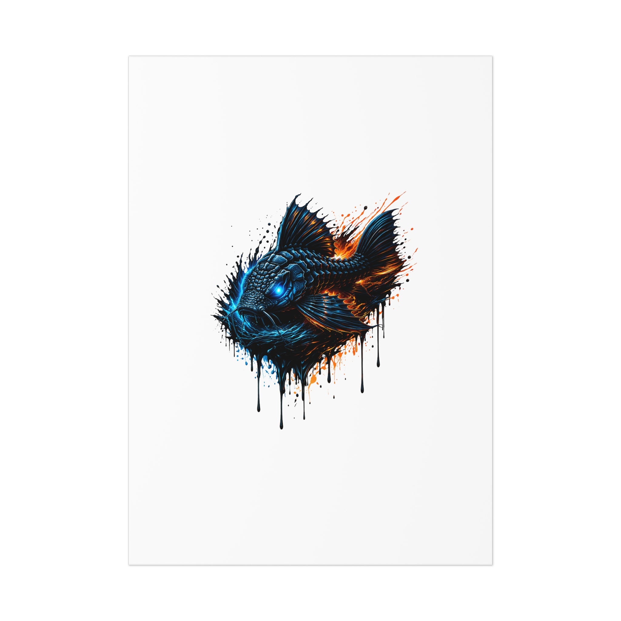 Armored Pleco – Premium Uncoated Matte Poster L-185