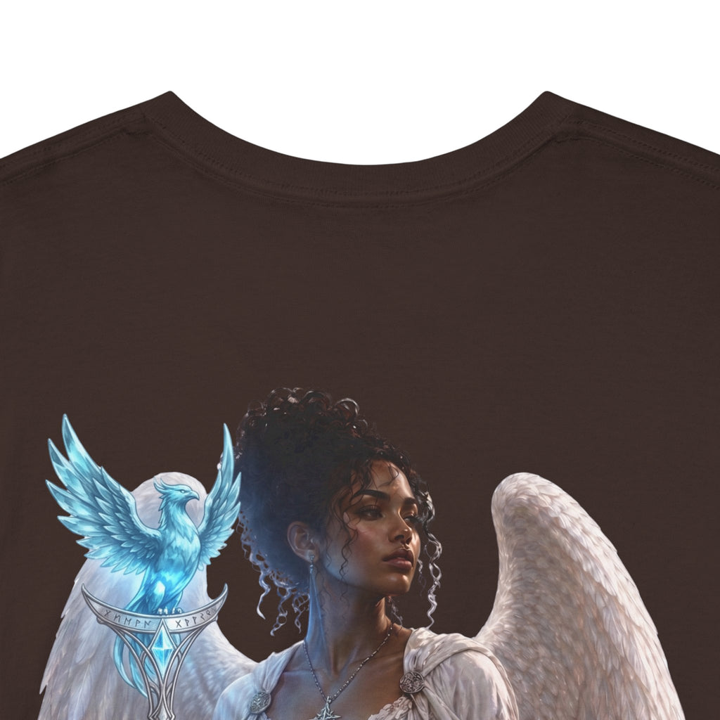 The Eternal Wars Graphic Tee – "Cambria" Winged Warrior Shirt