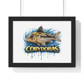 Peppered Corydoras Fish Framed Poster — Aquarium Wall Art