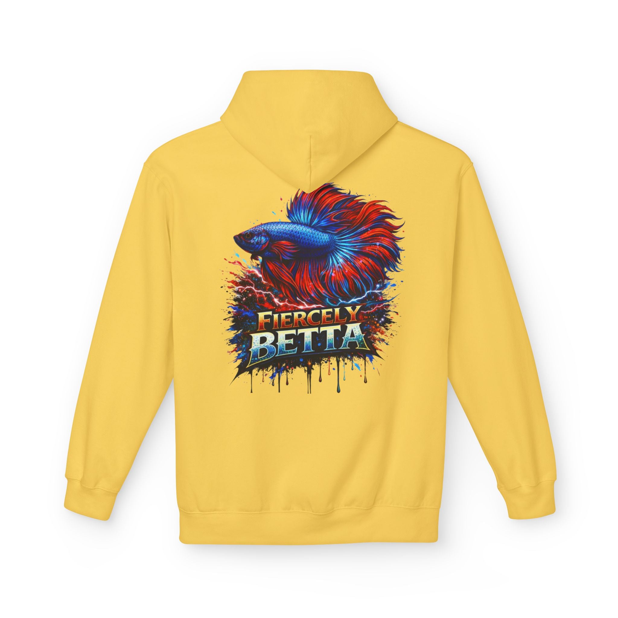 Fiercely Betta Hoodie – Colorful Betta Fish Graphic Pullover