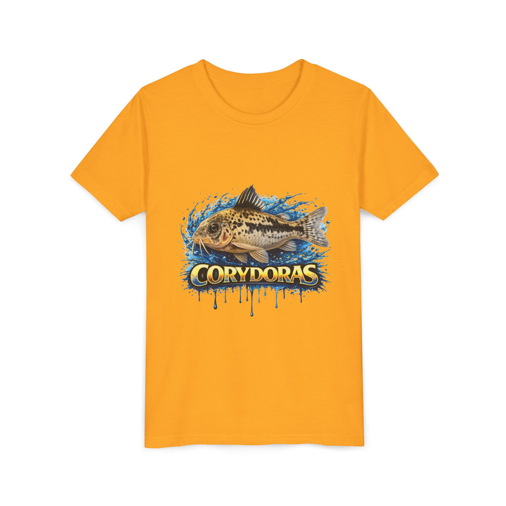 Corydoras Fish Youth Tee – Cute Aquarium Catfish Graphic Shirt