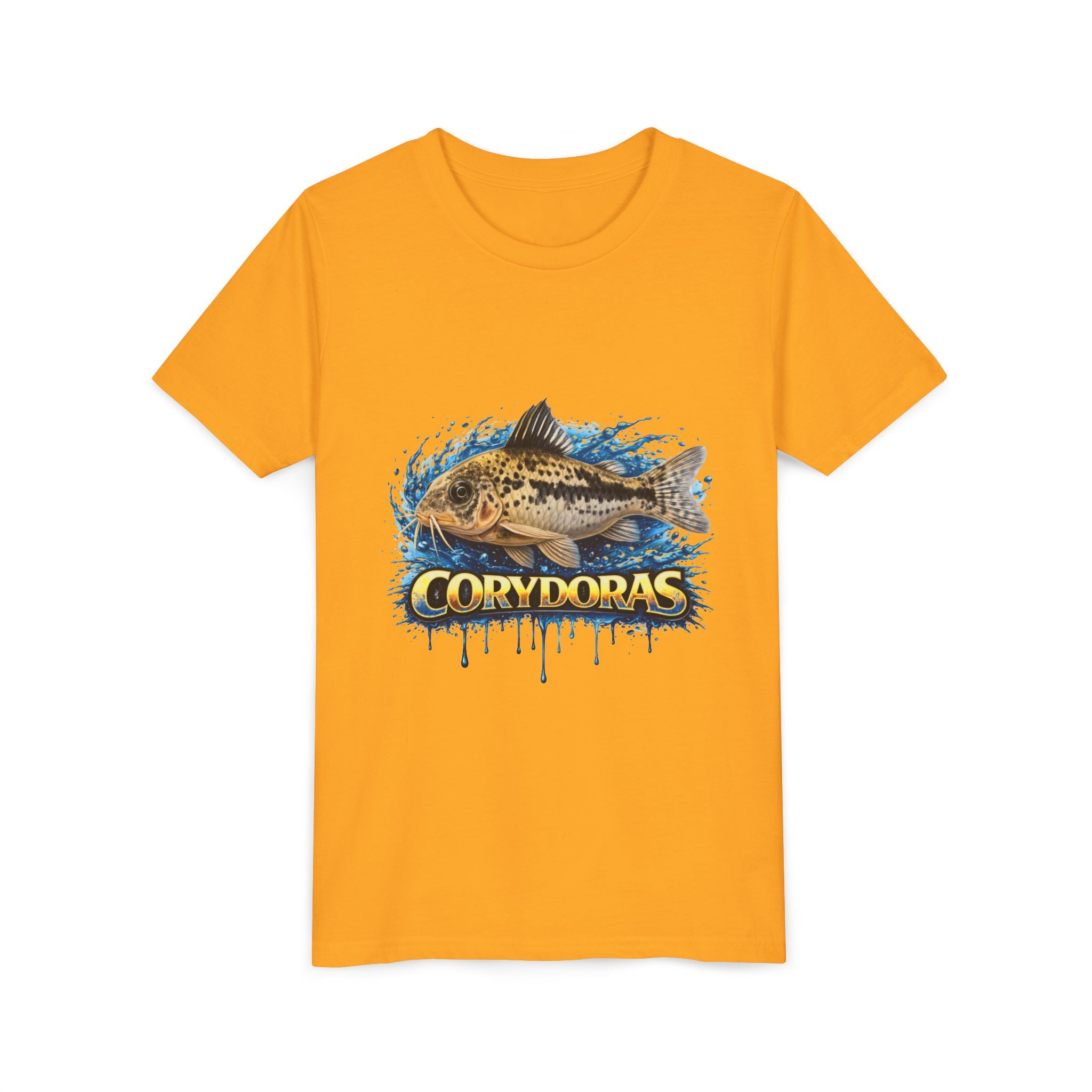 Corydoras Fish Youth Tee – Cute Aquarium Catfish Graphic Shirt