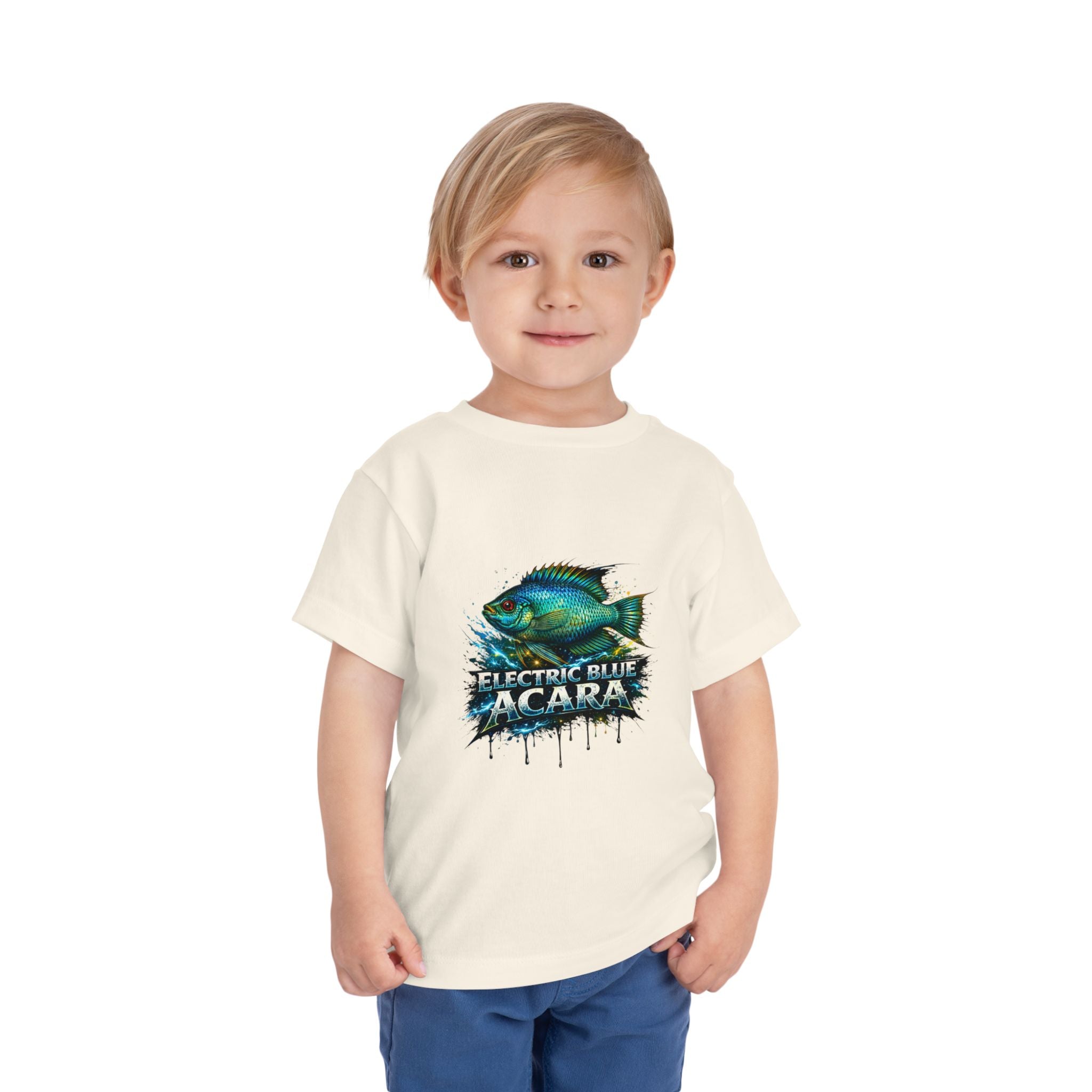 Electric Blue Acara – Toddler Graphic Tee