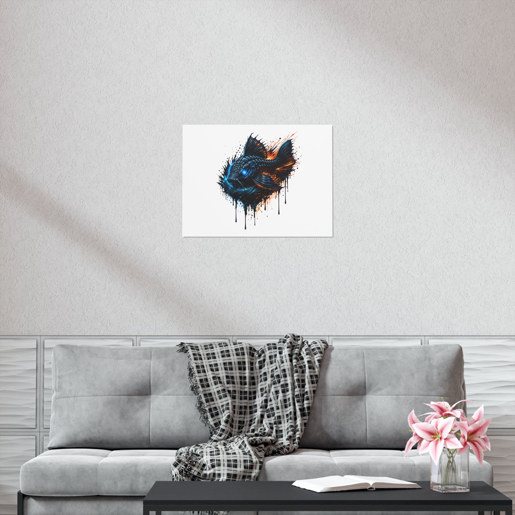 Armored Pleco – Premium Uncoated Matte Poster L-185