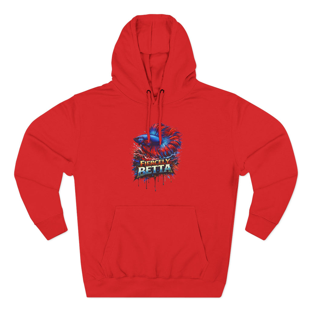 Fiercely Betta – Premium "Neon Flare" 3-End Fleece Hoodie