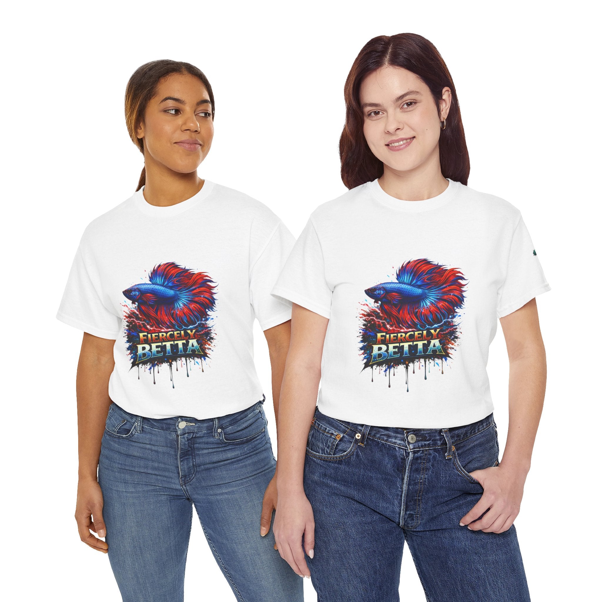 Betta Fish T-Shirt — Fiercely Betta Colorful Aquarium Fish Tee