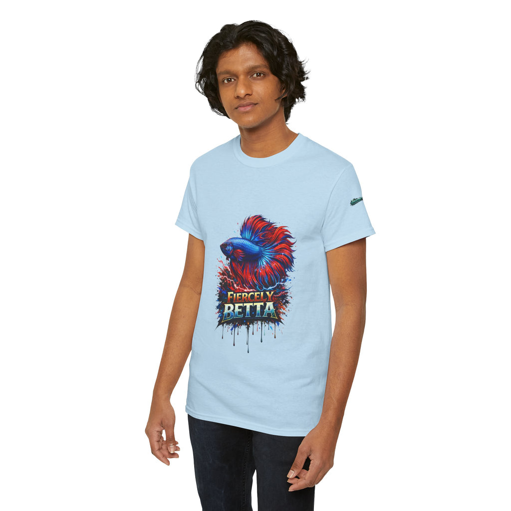 Betta Fish T-Shirt — Fiercely Betta Colorful Aquarium Fish Tee