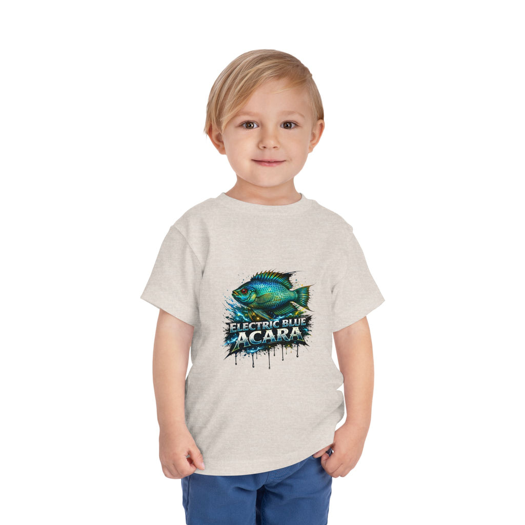 Electric Blue Acara – Toddler Graphic Tee