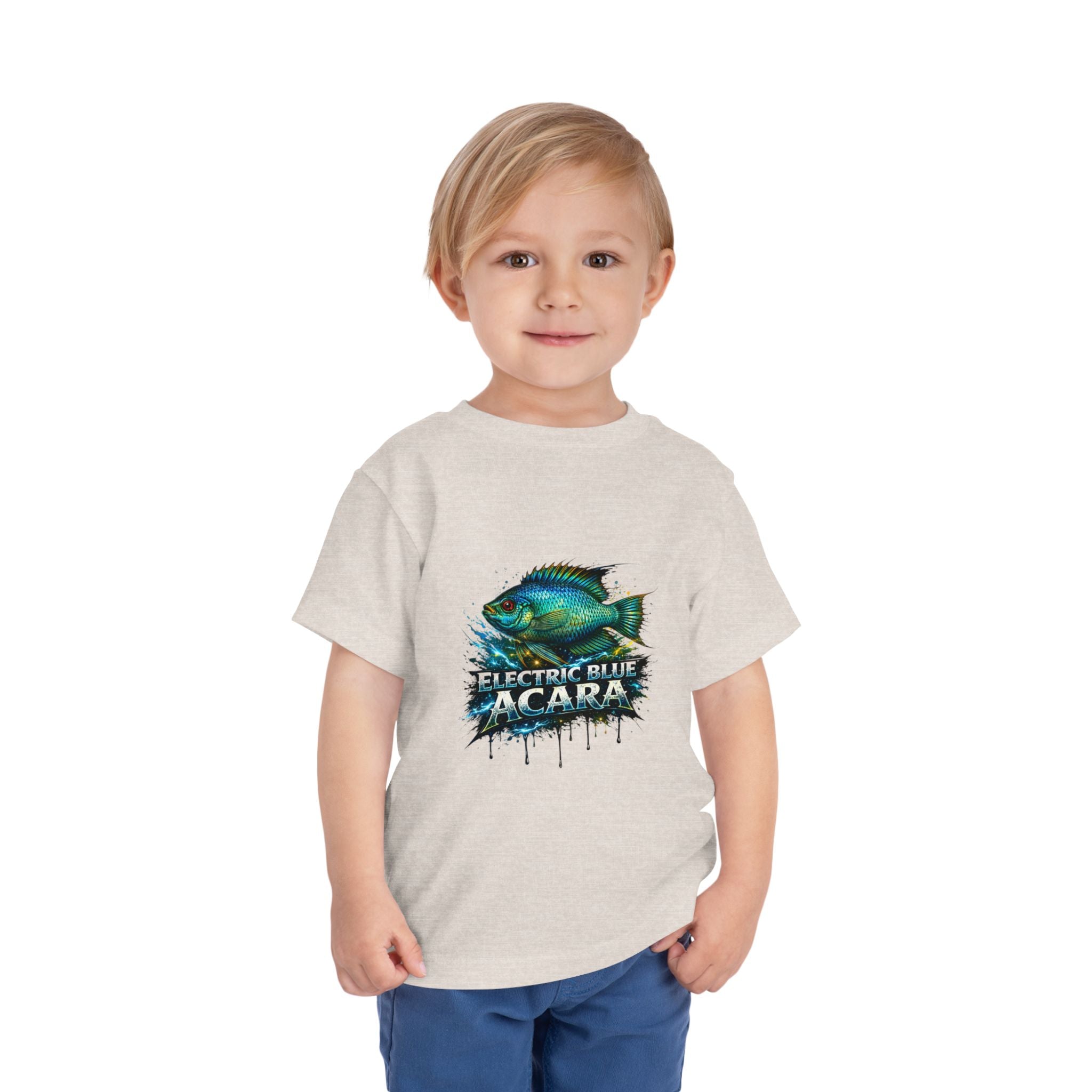 Electric Blue Acara – Toddler Graphic Tee