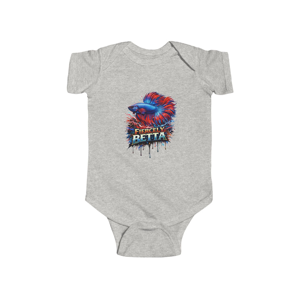 Infant Bodysuit — Fiercely Betta Colorful Betta Fish Baby Onesie