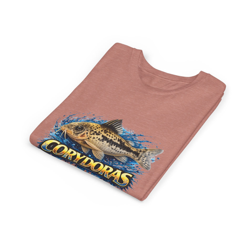 Corydoras Fish Youth Tee – Cute Aquarium Catfish Graphic Shirt